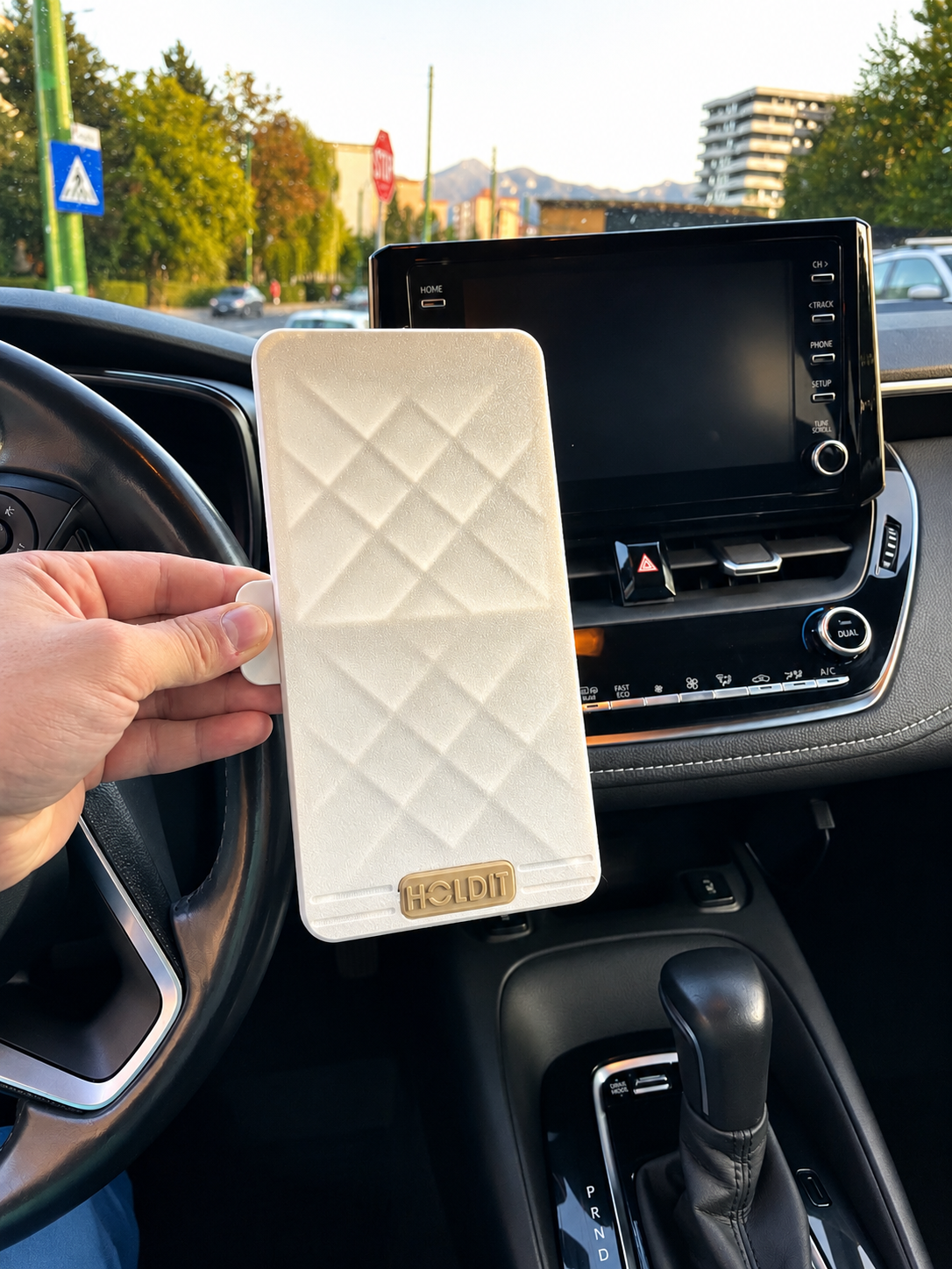 Holdit Pro Duo suport pentru 2 ecusoane